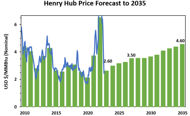 Henry Hub Price Chart Image for Topic Paper