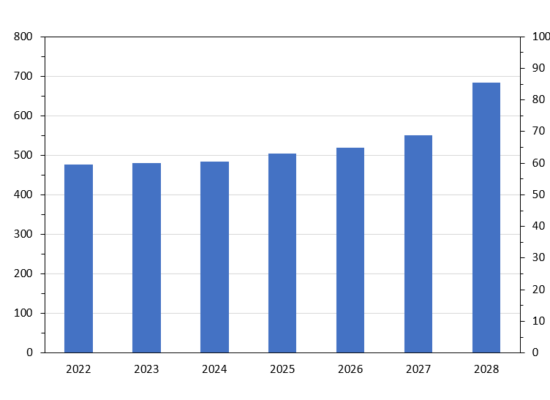 Global Liq Capacity Growth 2022-2028